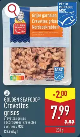 ALDI Golden seafood crevettes grises aanbieding