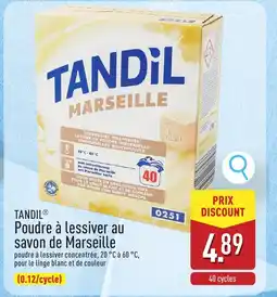 ALDI Tandil Poudre à lessiver au savon de Marseille aanbieding