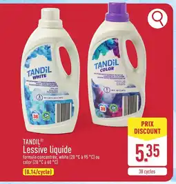 ALDI Tandil Lessive liquide aanbieding