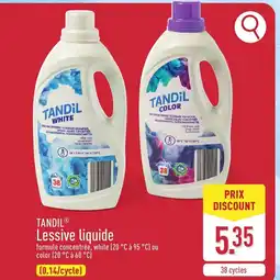 ALDI Tandil lessive liquide aanbieding