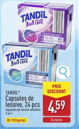 ALDI Tandil Capsules de lessive aanbieding