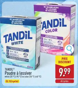 ALDI Tandil Poudre à lessiver aanbieding