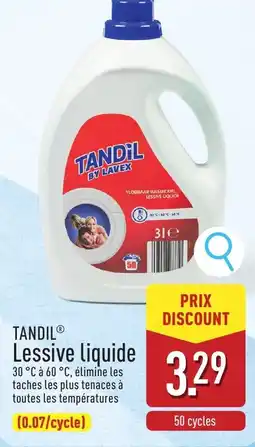 ALDI Tandil lessive liquide aanbieding