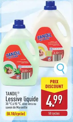 ALDI Tandil Lessive liquide aanbieding