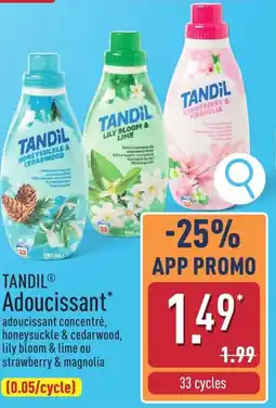 ALDI Tandil Adoucissant aanbieding