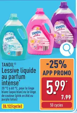 ALDI Tandil Lessive liquide au parfum intense aanbieding