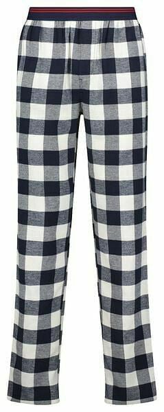 HEMA HEMA Heren Pyjamabroek Flanel Ruiten Donkerblauw (donkerblauw) aanbieding