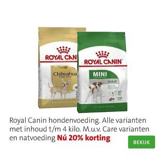 Intratuin Royal Canin Hondenvoeding aanbieding