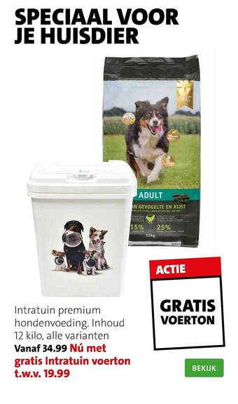 Intratuin Intratuin Premium Hondenvoeding aanbieding