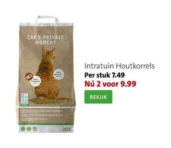 Intratuin Intratuin Houtkorrels aanbieding