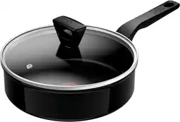 Coolblue Tefal Renew Black Keramische Hapjespan 24 cm + deksel aanbieding