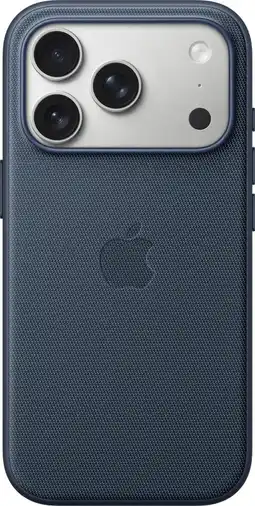 Coolblue Apple iPhone 17 Pro TechWoven Back Cover avec MagSafe Bleu aanbieding