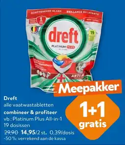 OKay Dreft alle vaatwastabletten aanbieding