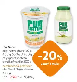 OKay Pur Natur yoghurt aanbieding