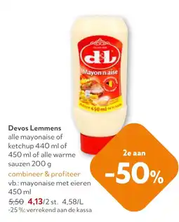 OKay Devos Lemmens alle mayonaise aanbieding