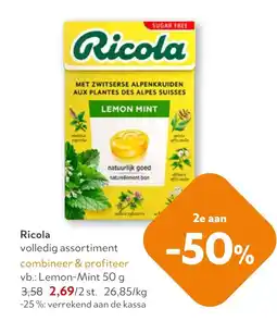 OKay Ricola volledig assortiment aanbieding