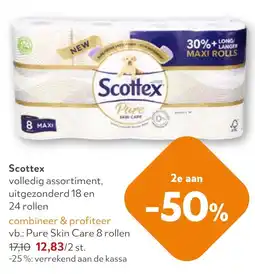 OKay Scottex Pure Skin Care 8 rollen aanbieding