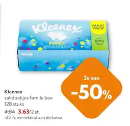 OKay Kleenex zakdoekjes family box aanbieding
