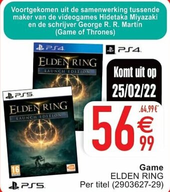 Cora Game Elden Ring aanbieding
