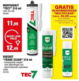 Hubo Montagekit Tec7 aanbieding