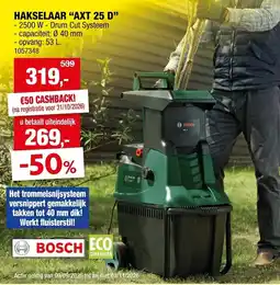 Hubo Hakselaar Axt 25 D aanbieding