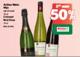 Spar Arthur Metz Wijn wit of rood aanbieding
