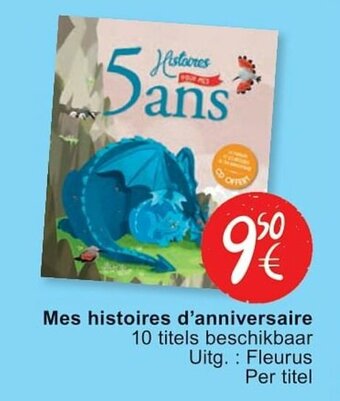Cora Mes histoires d'anniversaire aanbieding