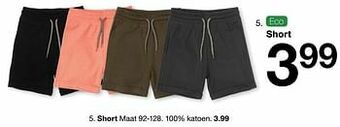 Zeeman Short aanbieding