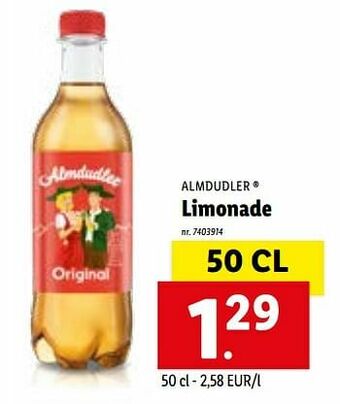 Lidl Limonade aanbieding