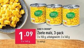 ALDI Zoete maïs aanbieding
