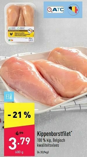 ALDI Kippenborstfilet aanbieding