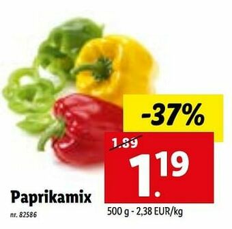 Lidl Paprikamix aanbieding