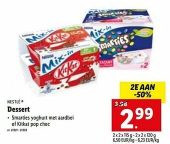 Lidl Dessert aanbieding