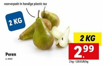 Lidl Peren aanbieding
