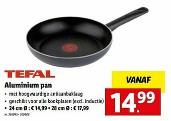 Lidl Aluminium pan aanbieding