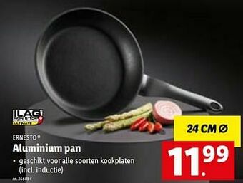 Lidl Aluminium pan aanbieding
