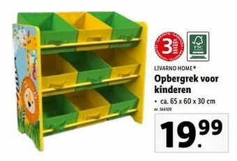 Opbergrek voor kinderen