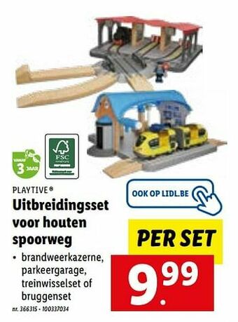 Uitbreidingsset voor houten spoorweg