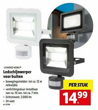 Lidl Ledschijnwerper voor buiten aanbieding