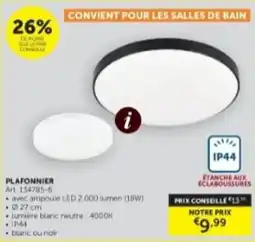 Zelfbouwmarkt Plafonnier aanbieding