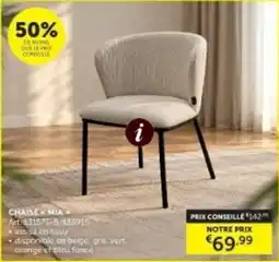 Zelfbouwmarkt Chaise mia aanbieding