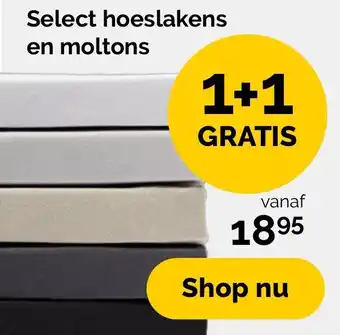 Select hoeslakens en moltons
