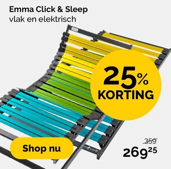 Beter Bed Emma Click & Sleep aanbieding