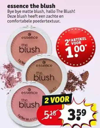 Kruidvat Essence the blush aanbieding