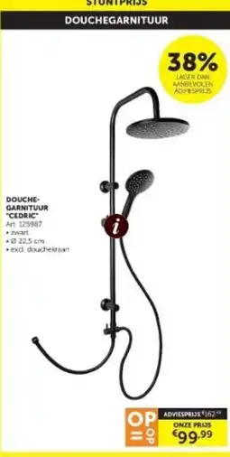Zelfbouwmarkt douche-garnituur cedric aanbieding