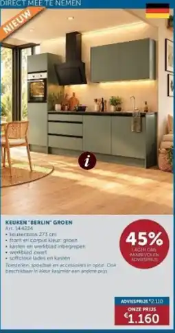 Zelfbouwmarkt Keuken Berlin aanbieding