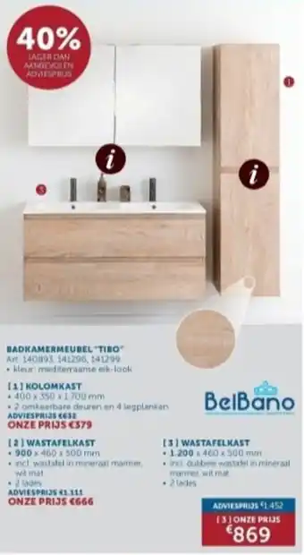 Badkamermeubel "Tibo"