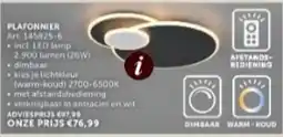 Zelfbouwmarkt Plafonnier aanbieding
