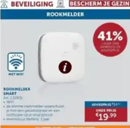 Zelfbouwmarkt rookmelder smart aanbieding