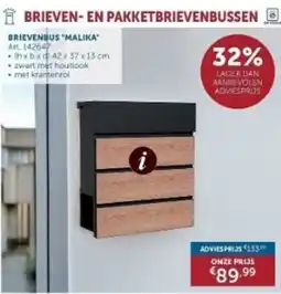 Zelfbouwmarkt Brievenbus malika aanbieding
